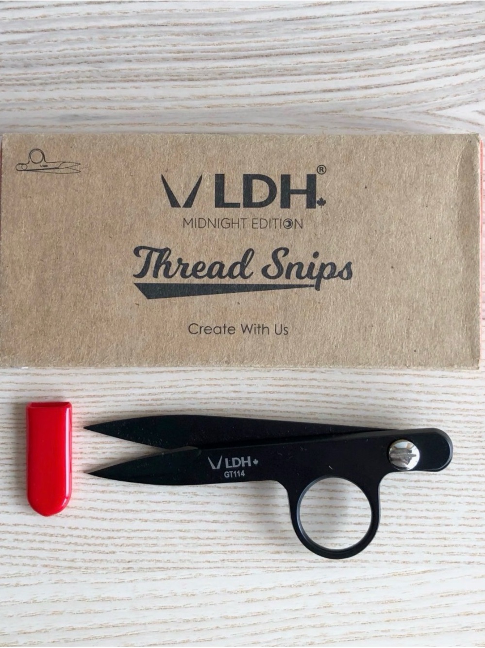 LDH Thread Snips with Red Cap